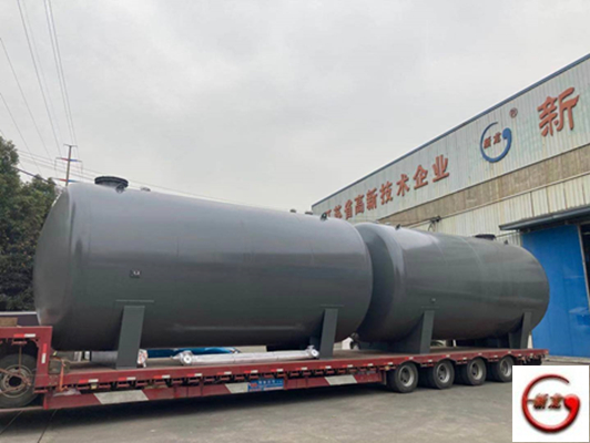 次氯酸100立方米钢衬塑储罐产品价格